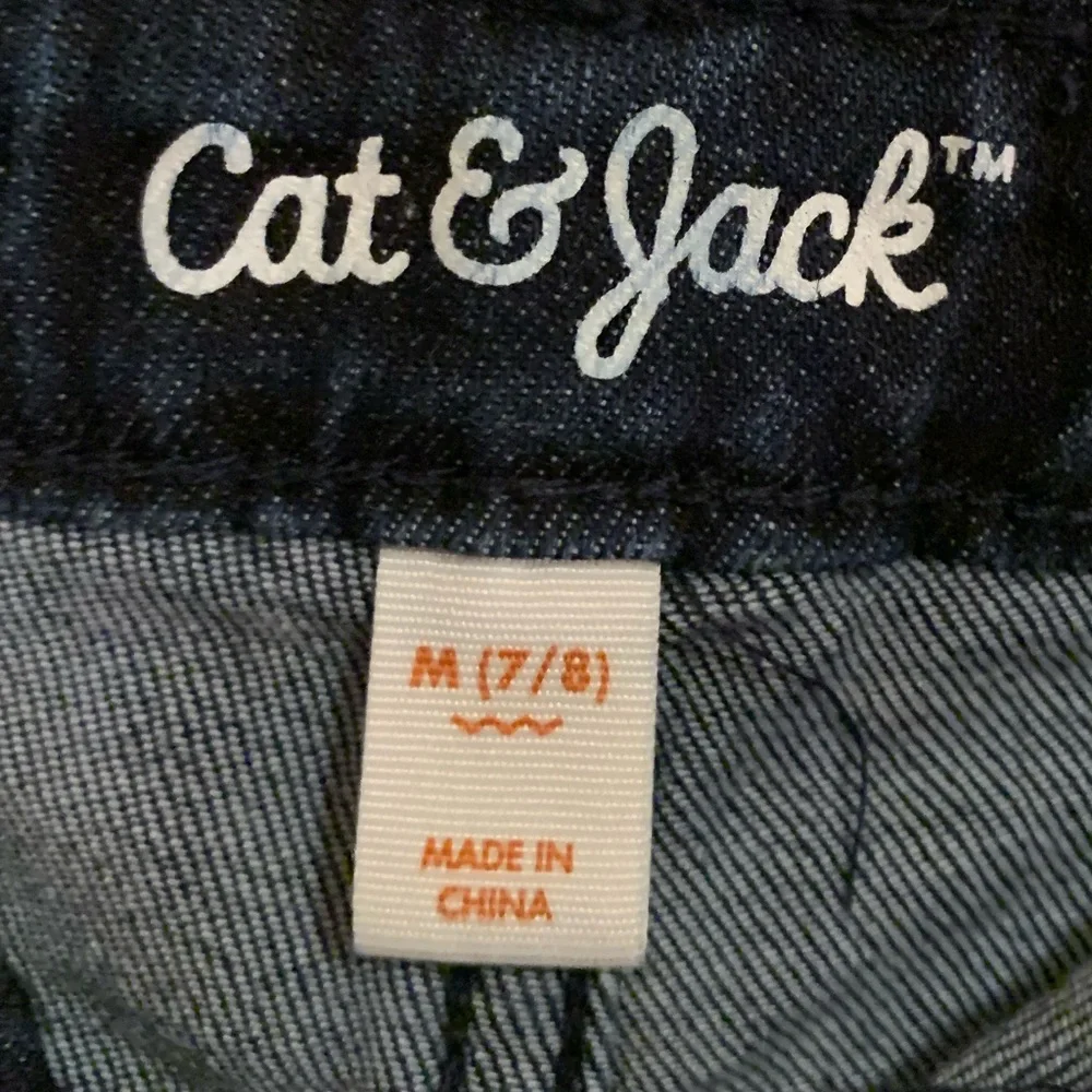 Cat & Jack girls denim shorts w/ adjustable waist Size 7